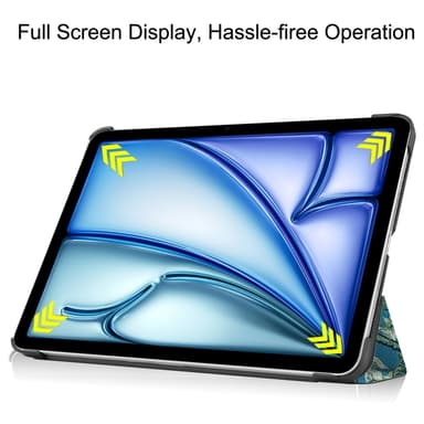 Till iPad Air 11 (2024) Slim fit tri-fold fodral - Blossom