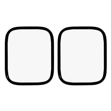 Apple Watch Series 8 / 7 45mm Heltäckande Skärmskydd 2-pack