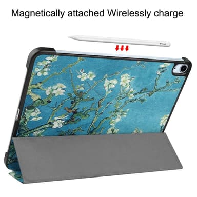 Till iPad Air 11 (2024) Slim fit tri-fold fodral - Blossom
