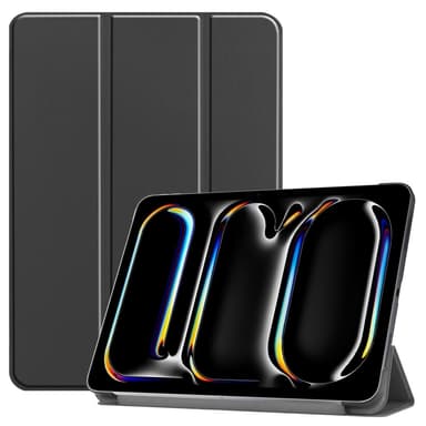 Till iPad Pro 11 (2024) Slim fit tri-fold fodral - Svart