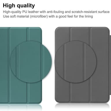 Apple iPad 10.9 2022 Slim fit tri-fold fodral Pennfack - Grön