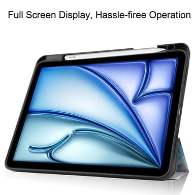Till iPad Air 11 (2024) Slim fit tri-fold fodral Pennfack - Galaxy