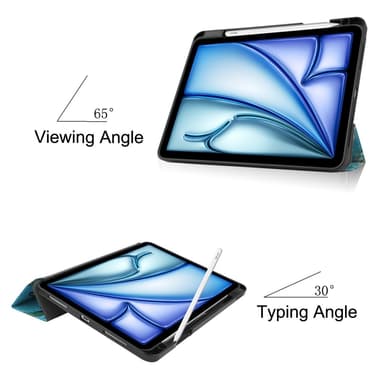 Till iPad Air 11 (2024) Slim fit tri-fold fodral Pennfack - Blossom