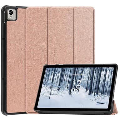 Slim Fit Cover Fodral Till Nokia T21 - Rose Gold