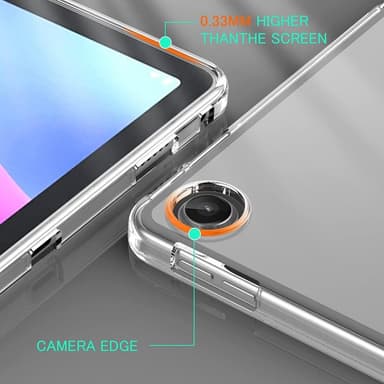 Lenovo Tab M10 Plus (Gen 3) - TPU Skal Frostat Transparent