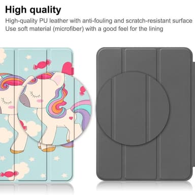 Apple iPad 10.9 2022 Slim fit tri-fold fodral - Unicorn