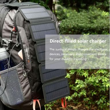 N10 7,5W hopfällbar solpanel Bärbar Nödkraftsgenerator