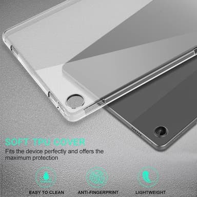 Lenovo Tab M10 Plus (Gen 3) - TPU Skal Frostat Transparent