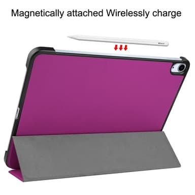 Till iPad Air 11 (2024) Slim fit tri-fold fodral - Lila
