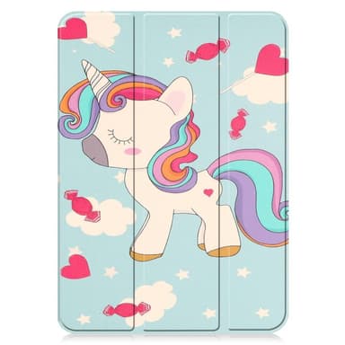 Apple iPad 10.9 2022 Slim fit tri-fold fodral - Unicorn