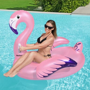 Bestway Badmadrass 1.53m x 1.43m Luxury Flamingo