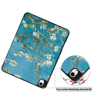 Till iPad Air 13 (2024) Slim fit tri-fold fodral Pennfack - Blossom