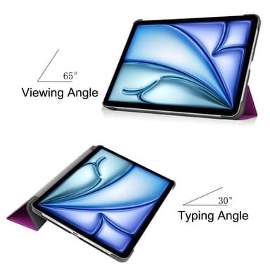 Till iPad Air 11 (2024) Slim fit tri-fold fodral - Lila
