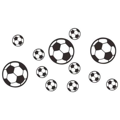 Fotbollsmönster Väggdekal Fotbollsdekal för barnrum Pojke sovrum