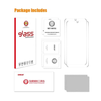 ENKAY Härdat Glas Skärmskydd för Samsung Galaxy S24