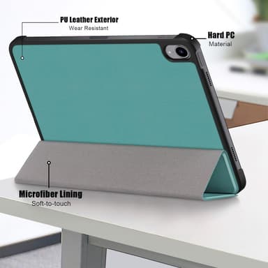 Apple iPad 10.9 2022 Slim fit tri-fold fodral - Grön