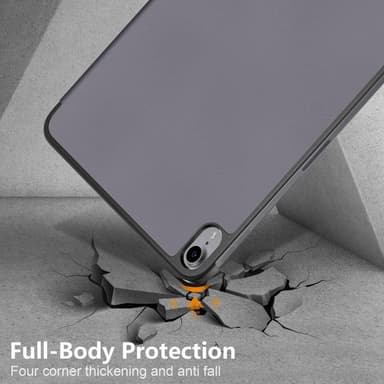 Apple iPad 10.9 2022 Slim fit tri-fold fodral - Grå