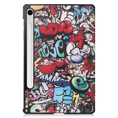 Slim Fit Cover Fodral Till Samsung Galaxy Tab S9 FE - Graffiti