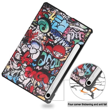 Slim Fit Cover Fodral Till Samsung Galaxy Tab S9 FE - Graffiti