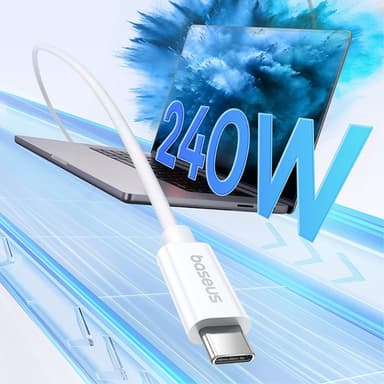 BASEUS Superior 1M Snabbladdning Kabel 240W USB-C till USB-C