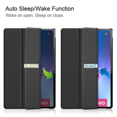 Tri-fold Fodral till Lenovo Tab P12 Pro - Svart