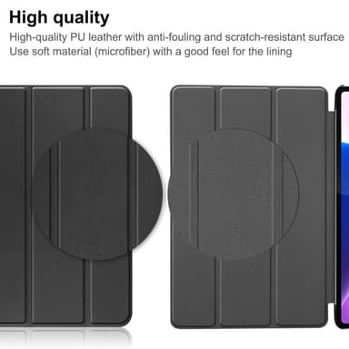 Tri-fold Fodral till Lenovo Tab P12 Pro - Svart