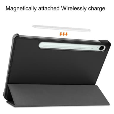 Slim Fit Cover Fodral Till Samsung Galaxy Tab S9 FE - Svart