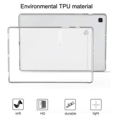 Samsung Galaxy Tab A7 10.4 TPU Skal - Transparent