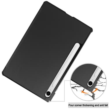 Slim Fit Cover Fodral Till Samsung Galaxy Tab S9 FE - Svart