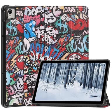 Slim Fit Cover Fodral Till Nokia T21 - Graffiti