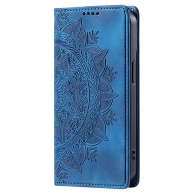 För Samsung Galaxy S25 plånboksfodral Fodral Skal Mandala blommönster