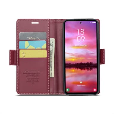 CASEME Plånboksfodral Samsung Galaxy S25 - Blå
