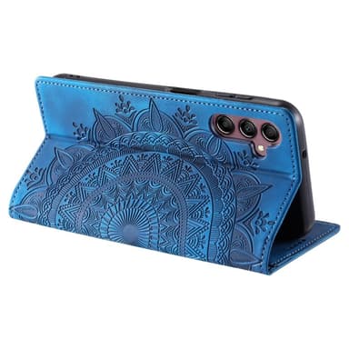 För Samsung Galaxy S25 plånboksfodral Fodral Skal Mandala blommönster