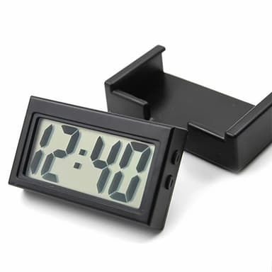 Mini Bärbar Enkel Tyst Digital Klocka Bil Hem Elektronisk - Blå