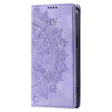 För Samsung Galaxy S25 plånboksfodral Fodral Skal Mandala blommönster