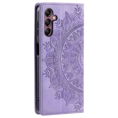 För Samsung Galaxy S25 plånboksfodral Fodral Skal Mandala blommönster