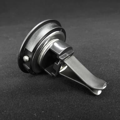 Analog klocka till Bil. Air Vent Clip-on Rund Quartz Bilinredning - Svart