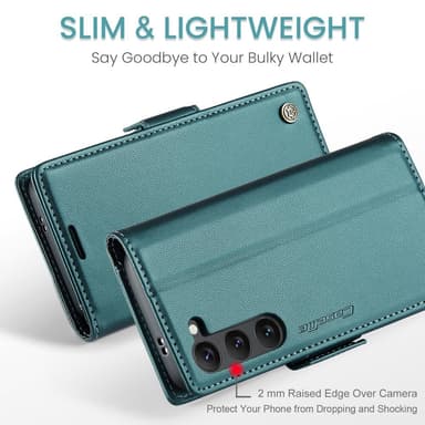 CASEME Plånboksfodral Samsung Galaxy S25 - Grön