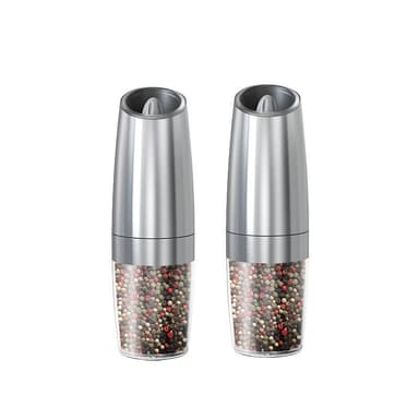 Automatisk & Elektrisk Pepparkvarn - 2 pack