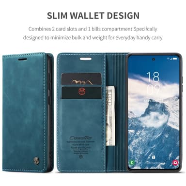 CASEME Plånboksfodral Samsung Galaxy S25+ (S25 Plus) - Blå