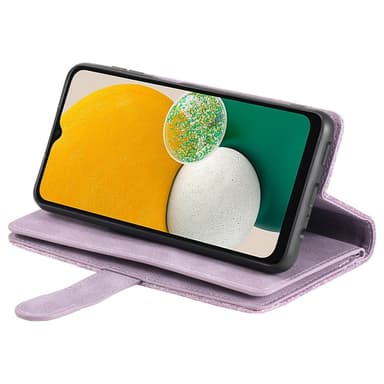 För Samsung Galaxy S25+ 5G Fodral med Dragkedja och 9 Kortplatser