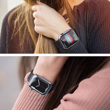 Skyddande Transparant Skal TPU för Apple Watch Series 7 45mm
