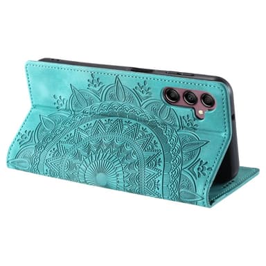 För Samsung Galaxy S25 plånboksfodral Fodral Skal Mandala blommönster