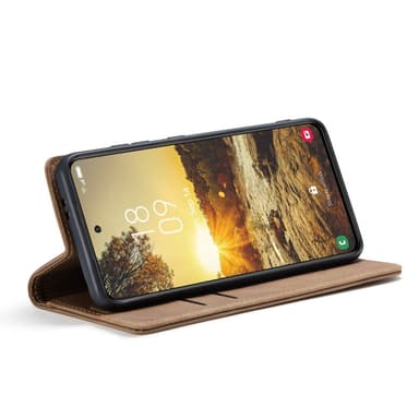 CASEME Plånboksfodral Samsung Galaxy S25+ (S25 Plus) - Brun