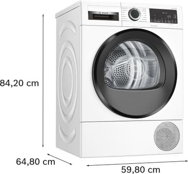Bosch Serie 6 Torktumlare WQG245AESN (9kg)