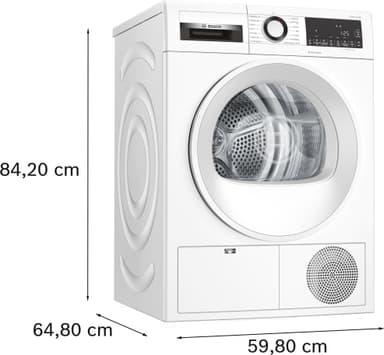 Bosch Serie 6 Torktumlare WQG232ALSN (8kg)
