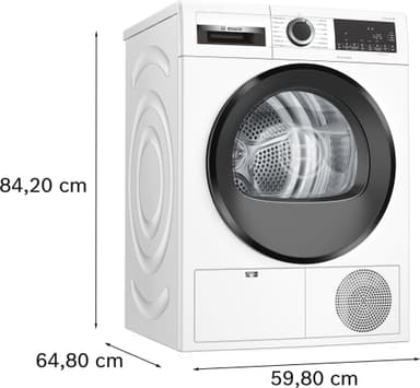 Bosch Serie 6 Torktumlare WQG242AESN (9kg)