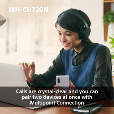 Sony WH-CH720N trådlösa around-ear hörlurar (rosa)