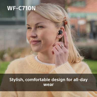 Sony WF-C710N true wireless in-ear hörlurar (svart)