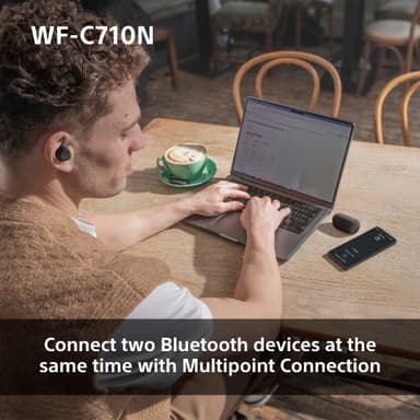 Sony WF-C710N true wireless in-ear hörlurar (svart)